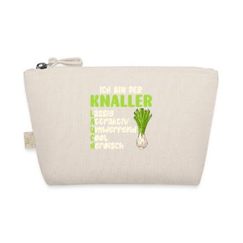 Haltérophile BIN EIN LAUCH LÄSSIG COOL Drôle - Trousse biologique - nature - Devant
