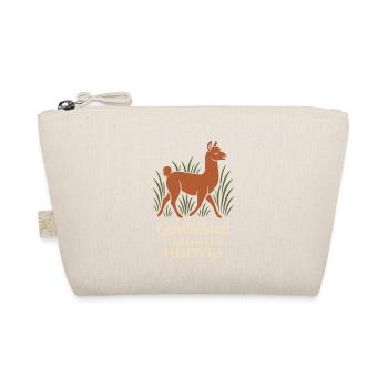 Cottagecore Lama Esthétique Mignon Animal de la Ferme - Trousse biologique - nature - Devant