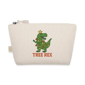 Baum Rex Dinosaurier Weihnachtsspaß - Bio-Täschchen - Natur - Vorne