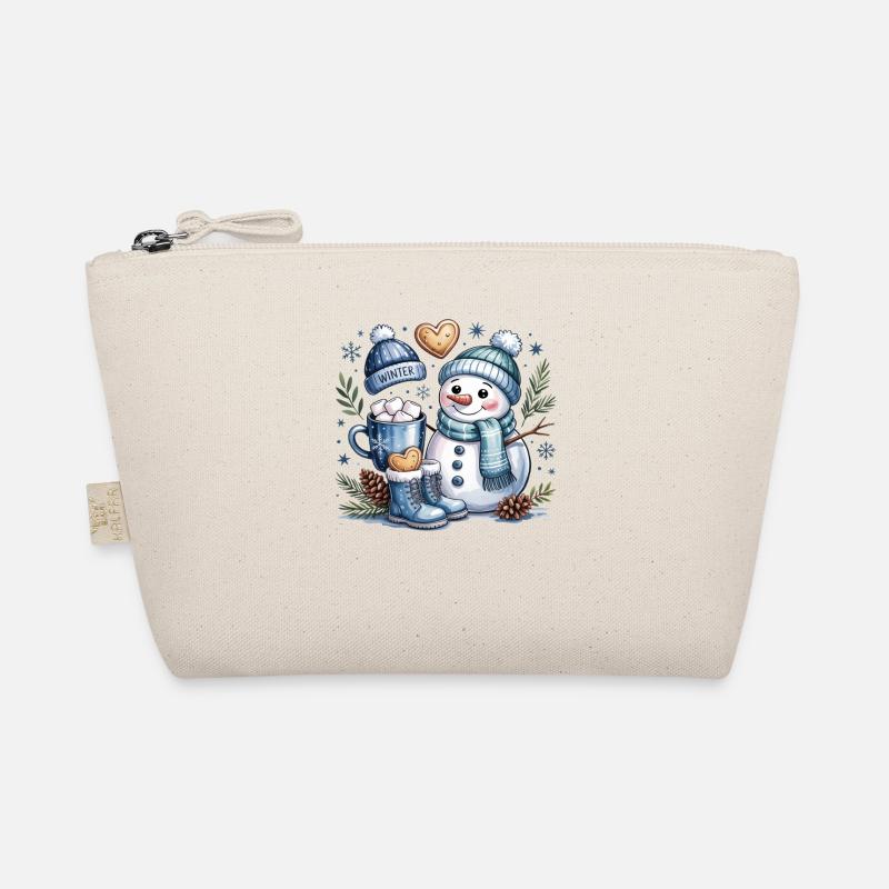 Winter Magic Snowman Cocoa - Organic Pouch - nature