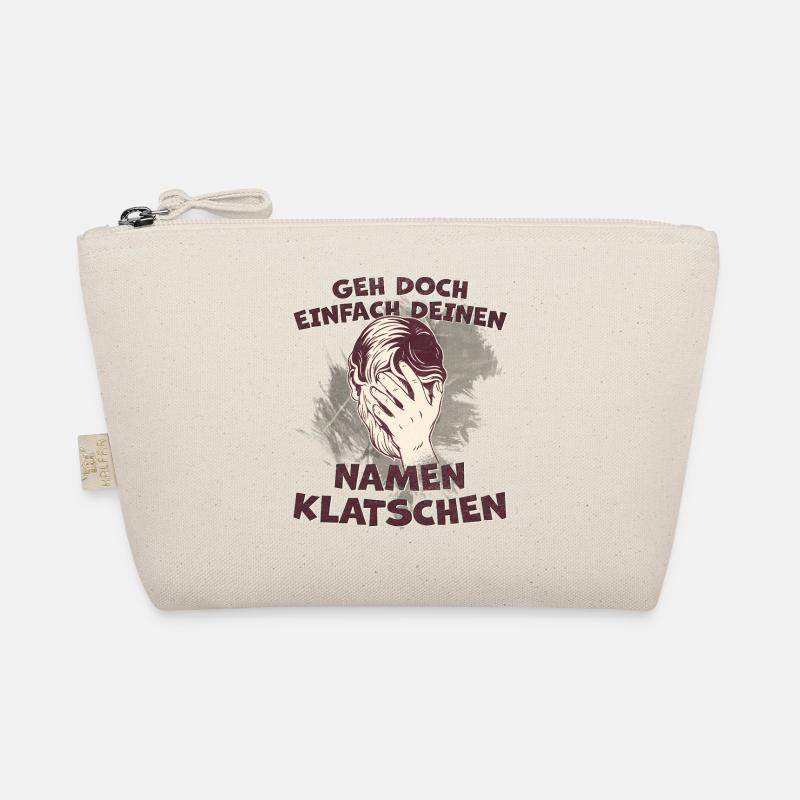 Namen Klatschen Spruch Facepalm Bio-Täschchen