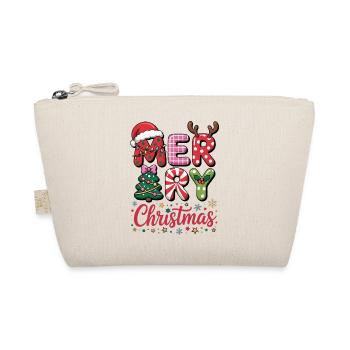 Lettres de Joyeux Noël - Trousse biologique - nature - Devant