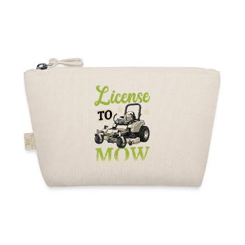License To Mow - Bio-Täschchen - Natur - Vorne