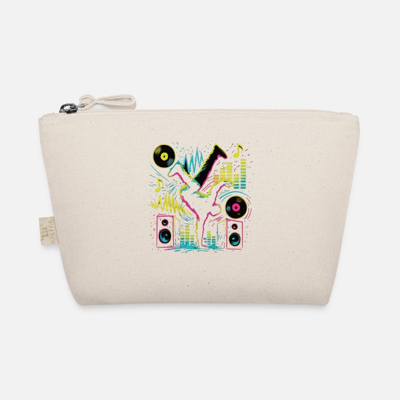 Breakdance Neon Style – Music & Street Art Organic Pouch