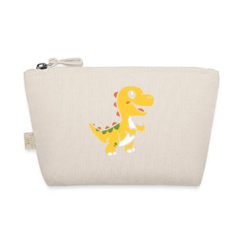 Cute Little Dinosaur - Organic Pouch - nature - Front