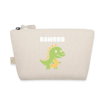 Cute Little Dinosaur - Organic Pouch - nature - Front