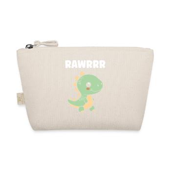 Cute Little Dinosaur - Organic Pouch - nature - Front
