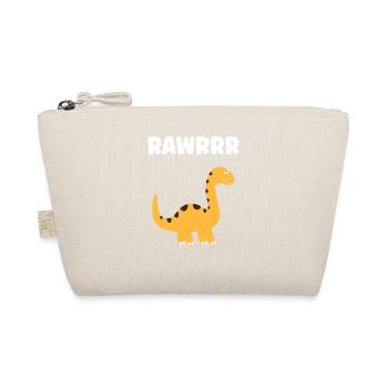 Cute Little Dinosaur - Organic Pouch - nature - Front