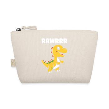 Cute Little Dinosaur - Organic Pouch - nature - Front