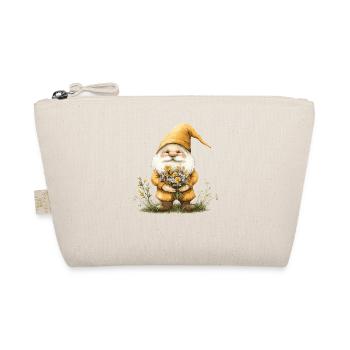 Gnome avec panier de fleurs - Trousse biologique - nature - Devant