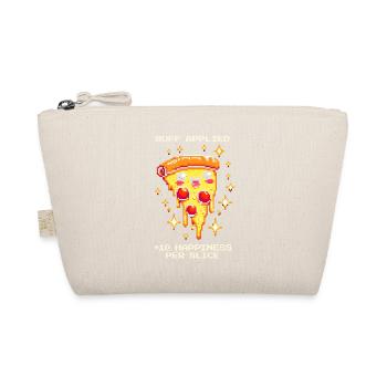 Stärkung aktiviert: +10 Glück pro Pizzastück - Bio-Täschchen - Natur - Vorne
