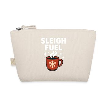 Sleigh Fuel Weihnachten Kaffeebecher Spaß Weihnachtsmann - Bio-Täschchen - Natur - Vorne