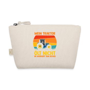 Landwirt Bauernhof Farmer Bauer Traktor - Bio-Täschchen - Natur - Vorne