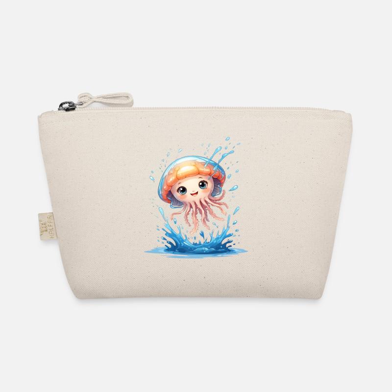 Mignon ami méduse dans le vortex d’eau Trousse biologique