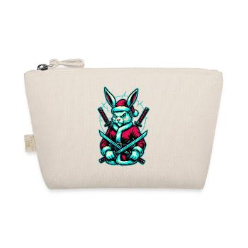Ninja Lapin de Noël Katana Chemise - Trousse biologique - nature - Devant