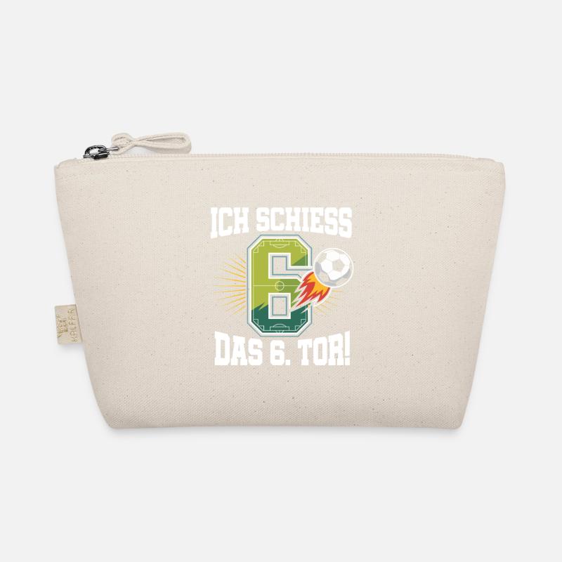 I Shoot 6th Goal Funny 6th Birthday Organic Pouch