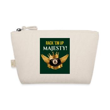 Rack 'Em Up, Majesty! – King of the Pool - Organic Pouch - nature - Front