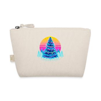 Neon Christmas Tree Sunset - Organic Pouch - nature - Front