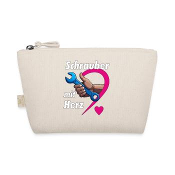 Screwdriver with HEART - Organic Pouch - nature - Front