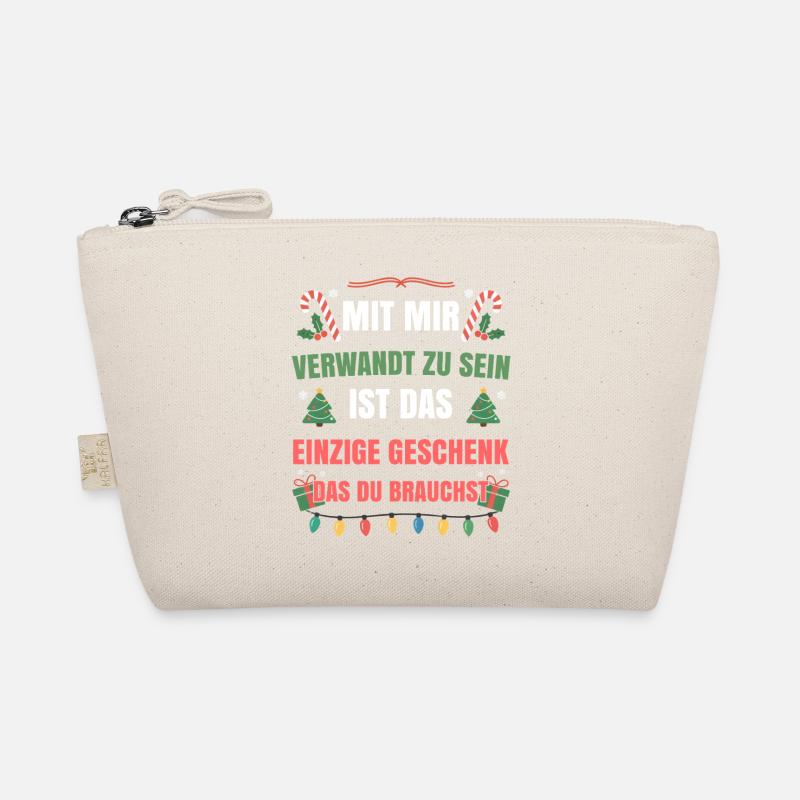 Mit mir verwandt zu sein einziges Geschenk Bio-Täschchen