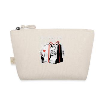 HO HO HO Merry and SAFE Christmas - Organic Pouch - nature - Front