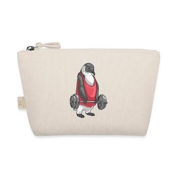 Penguin Bodybuilder Barbell Musculation - Trousse biologique - nature - Devant