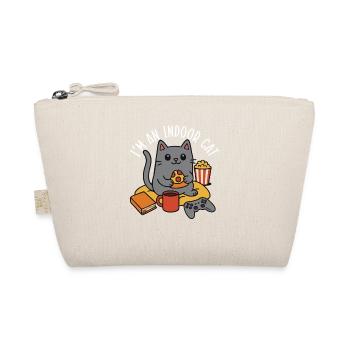 I'm An Indoor Cat Gaming Lover Gamer Video Games - Organic Pouch - nature - Front