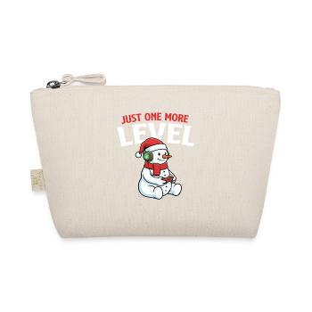 Just One More Level Gaming Lover Gamer Christmas - Organic Pouch - nature - Front