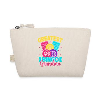 Bingo Game Greatest Grandma Bingo - Organic Pouch - nature - Front