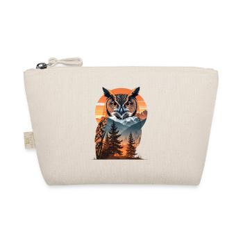Hibou sage dans la lumière du soir - Trousse biologique - nature - Devant