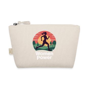 Frauen Power Run Sonnenaufgang - Bio-Täschchen - Natur - Vorne