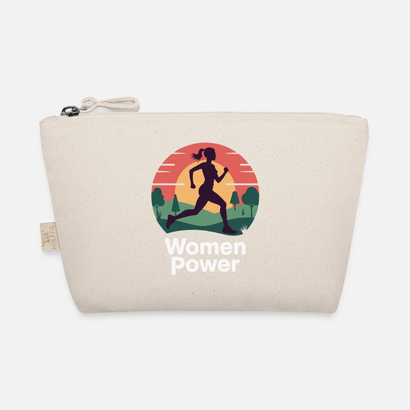 Frauen Power Run Sonnenaufgang Bio-Täschchen