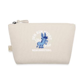 Not stubborn, just stable in opinion - Organic Pouch - nature - Front