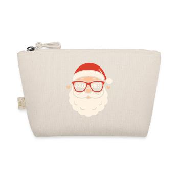 Jolly Vibes Weihnachtsmann Familie Weihnachtsspaß - Bio-Täschchen - Natur - Vorne