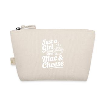 Juste une fille qui aime le macaroni au fromage - Trousse biologique - nature - Devant