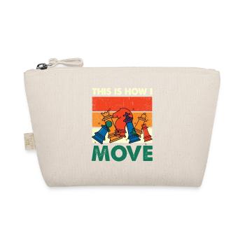 Colorful Chess Pieces Move - Organic Pouch - nature - Front