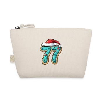 77 Number Cookie Christmas - Organic Pouch - nature - Front