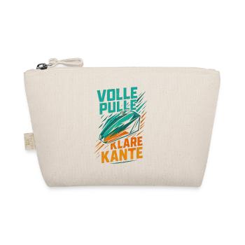 Volle Pulle Klare Kante Biker Shirt - Bio-Täschchen - Natur - Vorne