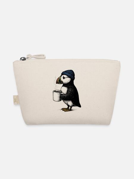 Kaffee Puffin - Bio-Täschchen - Natur