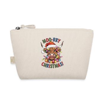 Moo-rry Noël Drôle Vache de Noël - Trousse biologique - nature - Devant
