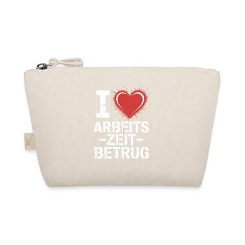J’aime Temps de travail Fraude Pas de crime Bureau de l’emploi - Trousse biologique - nature - Devant