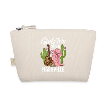 Girls Trip Nashville 2026 - Organic Pouch - nature - Front