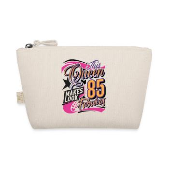 85th Birthday Queen Women - Organic Pouch - nature - Front