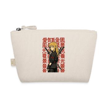 風景愛光夏景 Anime Heroine Sword Kanji - Organic Pouch - nature - Front