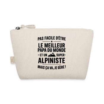 Heart + Mountaineering – Super Dad Mountaineer - Organic Pouch - nature - Front
