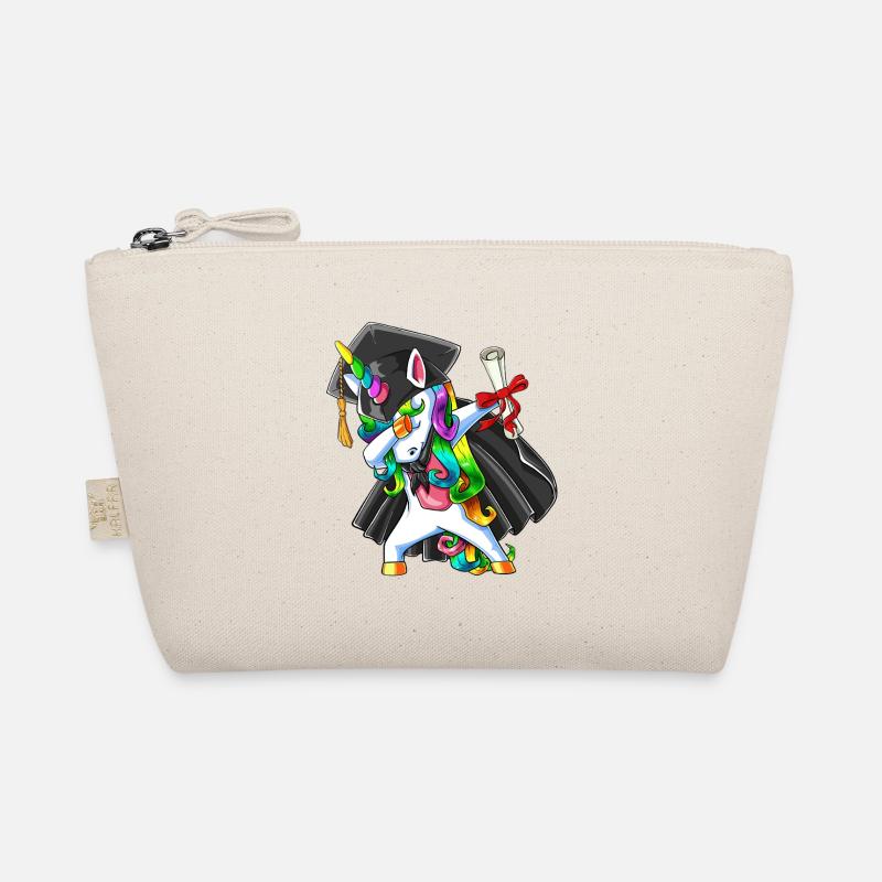 Dabbing Unicorn Graduation Kids 2026 Tee Organic Pouch