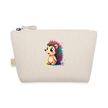 Rainbow spine hedgehog - Organic Pouch - nature - Front