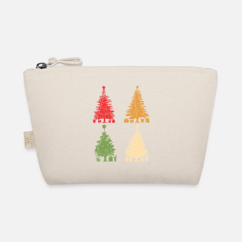 Weihnachtsmann Weihnachtsbaum Weihnachten - Bio-Täschchen - Natur