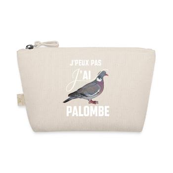 I Can't I Have Pigeon Humor Hunter Gift - Organic Pouch - nature - Front