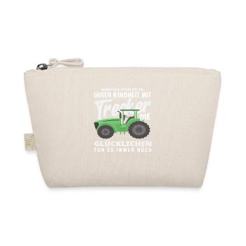 Traktorfahrer Traktor Bauer Lustiges Bauernhof - Bio-Täschchen - Natur - Vorne